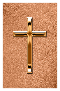 DF35T 510 CP SH CP Copper Single Cross Shimmer Copper Background